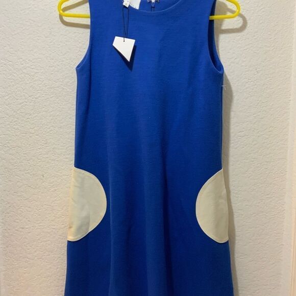 Lisa Perry 100% cotton a line dress size 4 made in USA - Picture 2 of 11